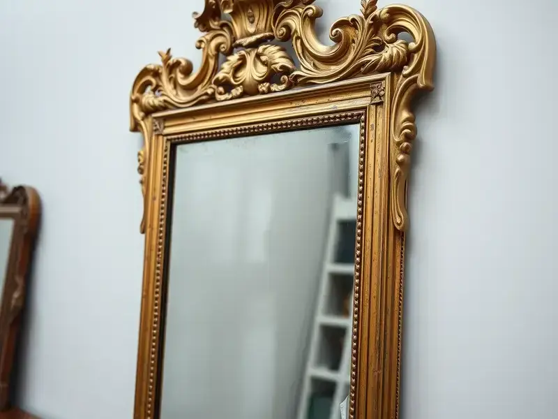 Antique mirror restoration